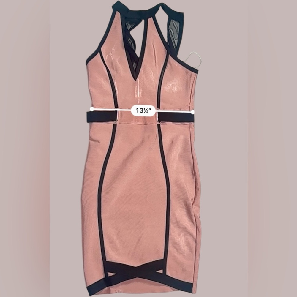 Valiant Paris Mesh Cutout Bodycon Dress L - Picture 11 of 12